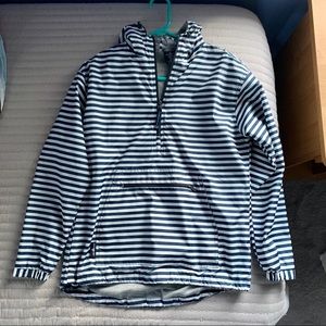 Quarter-zip rain jacket